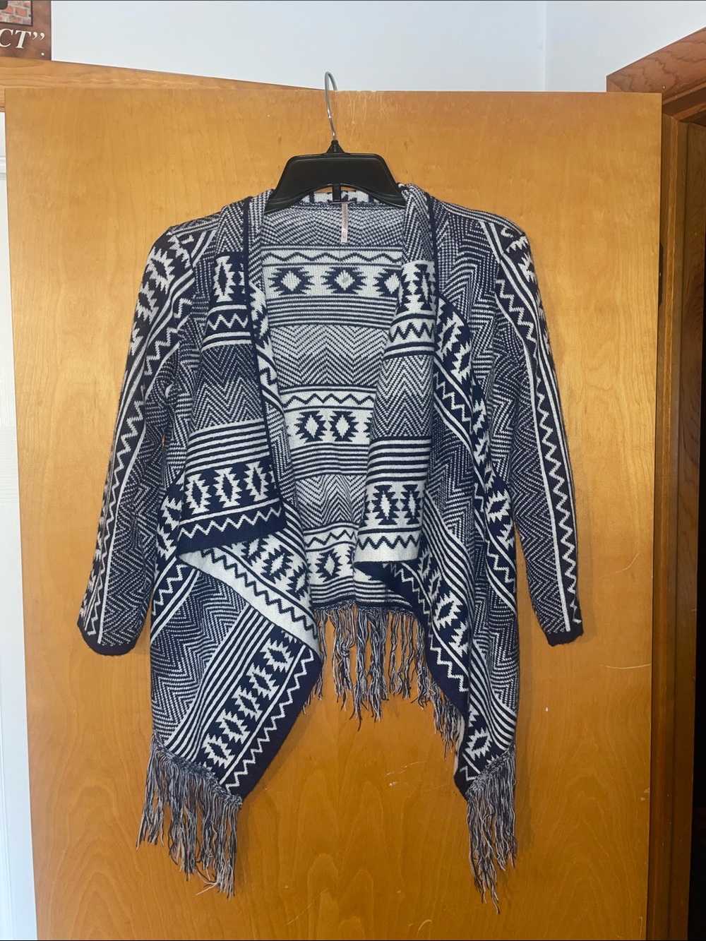 NWOT POOF girl sweater/cardigan size medium